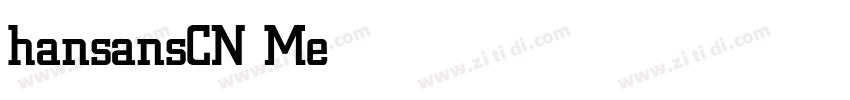 hansansCN Medium字体转换